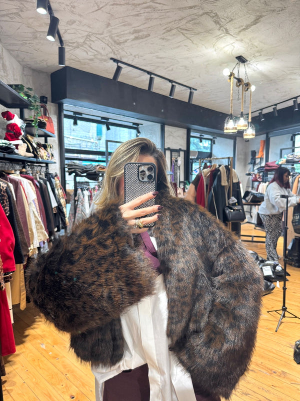 Giacca Pelliccia Animalier