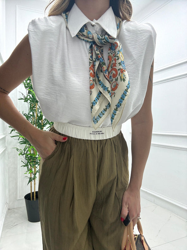 Camicia Spalline Foulard