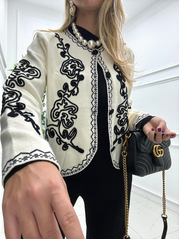 Cardigan  Ricamo