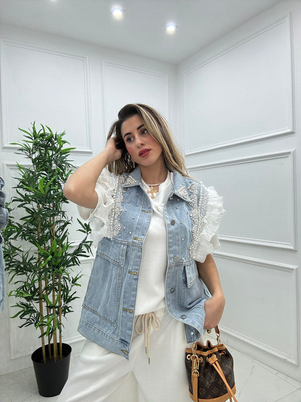 Gilet Merletto