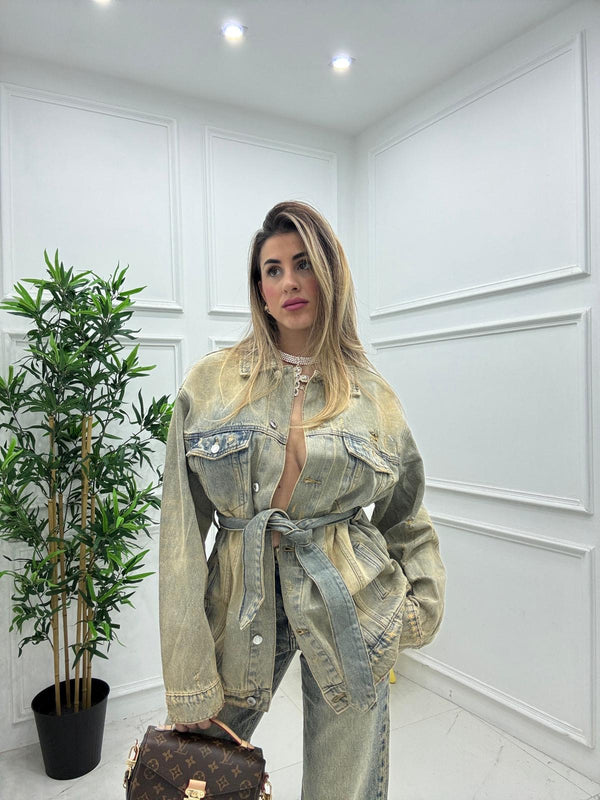 Giacca Sahariana Denim