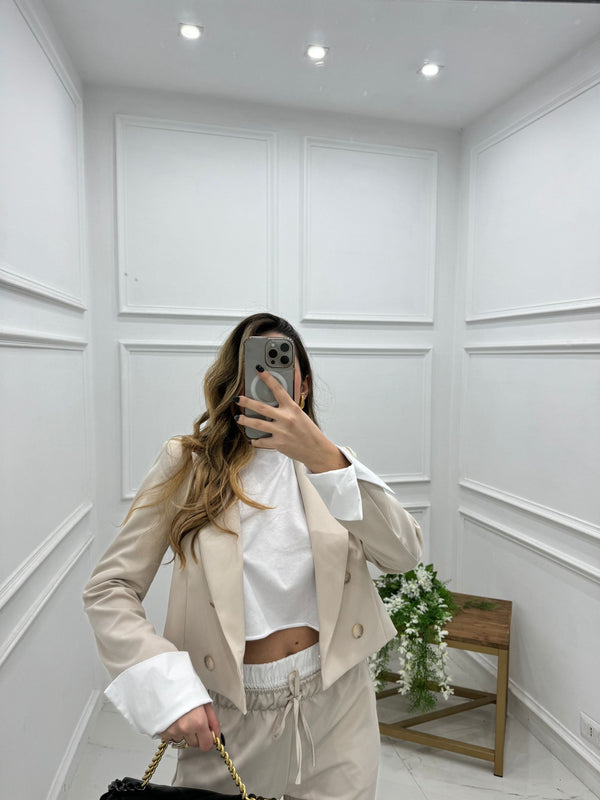 tailleur 25581 con giacca corta