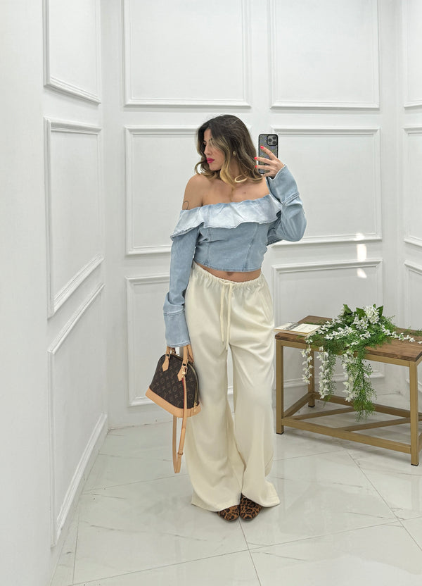 Camicia Denim Strappin